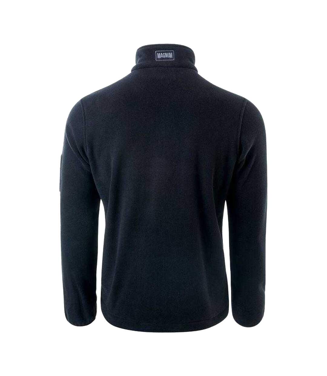 Mens Essential Fleece Jacket Black Magnum-2