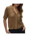 Blouse marron femme vero moda asaga-1