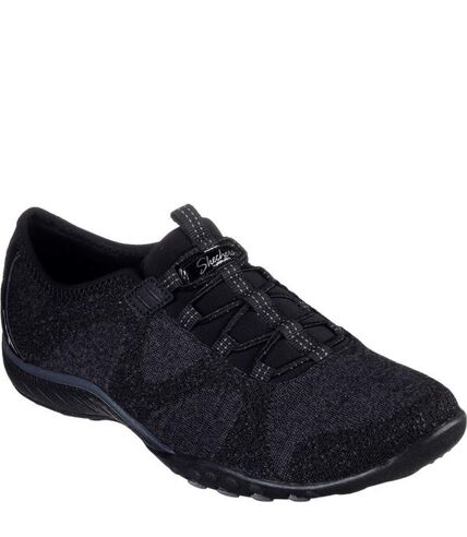 Skechers Womens/Ladies Breathe Easy Sneakers (Black) - UTFS9348