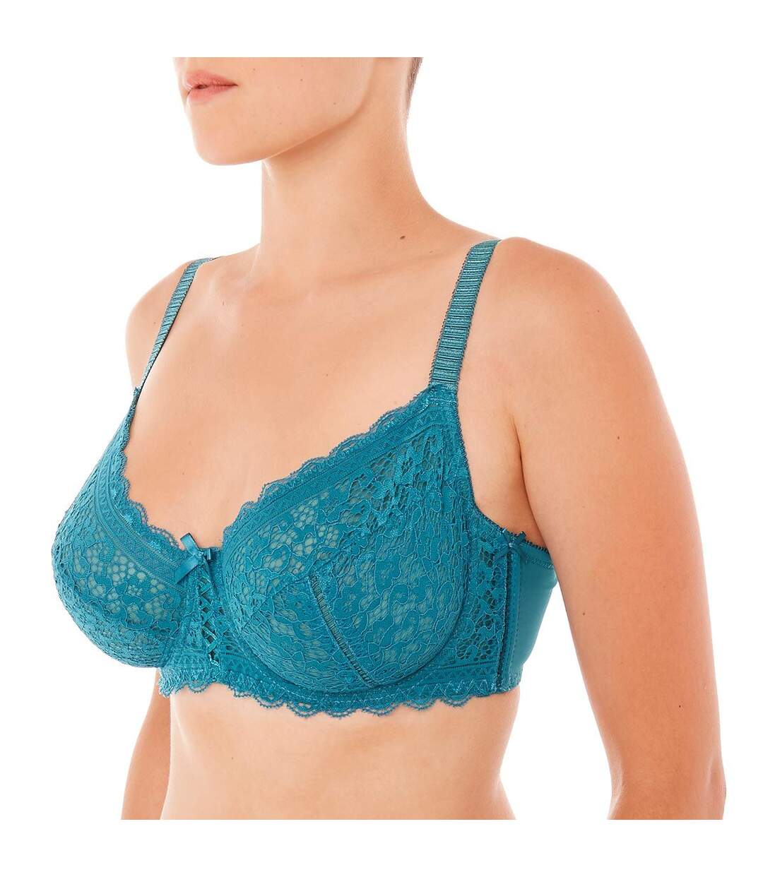 Soutien-gorge grand maintien turquoise Elena-2