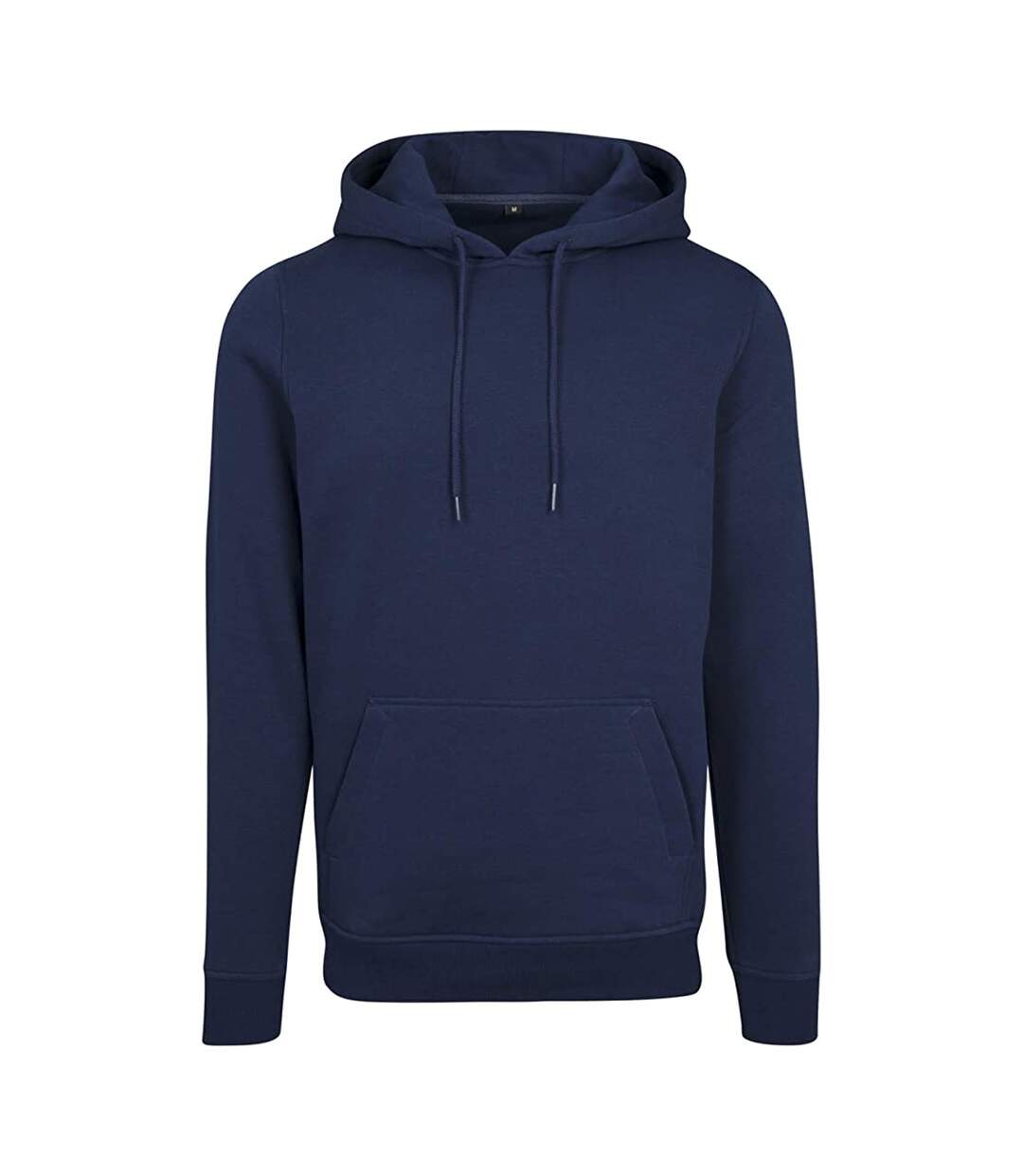 Mens heavy pullover hoodie light navy Build Your Brand