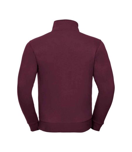 Russell Mens Authentic Sweat Jacket (Burgundy)