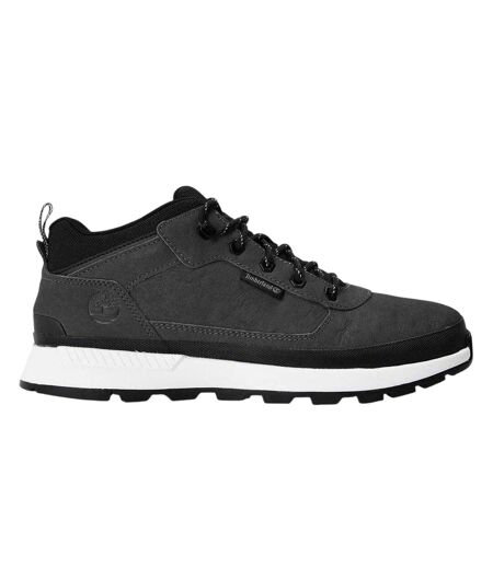 Mens Leather Trekking Mid Boots Castle Rock Grey Timberland
