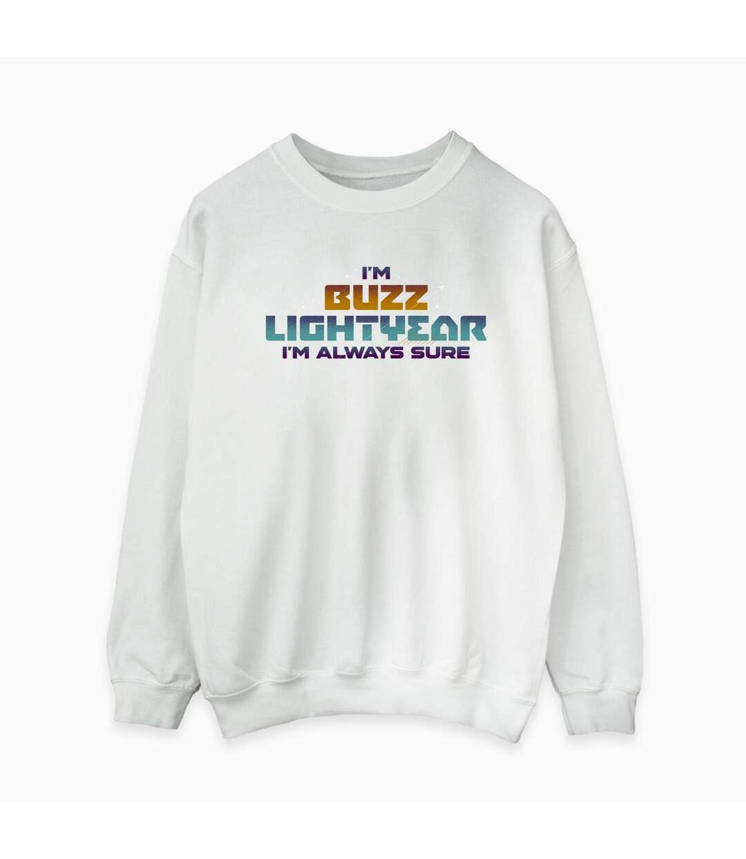 Disney - Sweat LIGHTYEAR ALWAYS SURE TEXT - Femme (Blanc) - UTBI25214-1