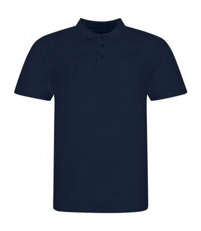 Awdis Mens Piqu Cotton Short-Sleeved Polo Shirt (Oxford Navy) - UTPC4134