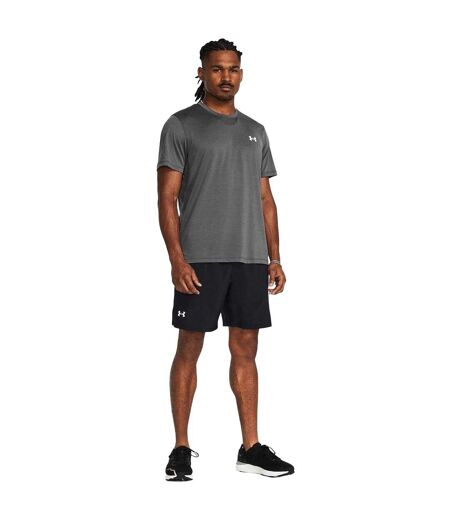 Mens Launch 2 In 1 Running Shorts Black Under Armour
