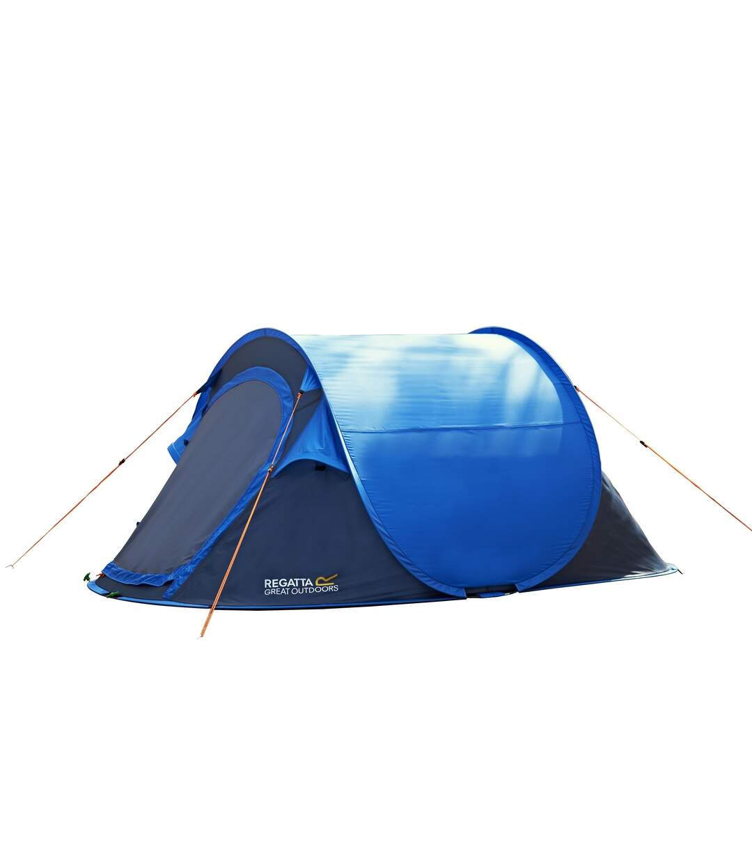 Regatta Great Outdoors Malawi 2 Man Pop Up Tent (One Size) (Blue/Seal Grey) - UTRG495-1