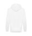 Mens organic hoodie arctic white Awdis-2