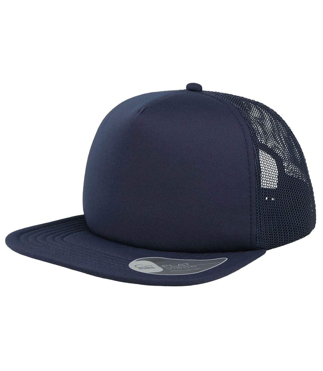 Casquette trucker snap 90s adulte bleu marine Atlantis-1