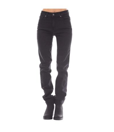 Womens/ladies sui mid rise slim jeans black Only