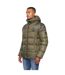 Mens ryebank camo padded jacket olive Duck and Cover