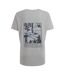 T-shirt Manches Courtes Motif/style Paysage Yago Femme Gris Clair Chiné Craghoppers-3