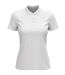 Womens/ladies Lux Cotton Polo Shirt White Stedman-1