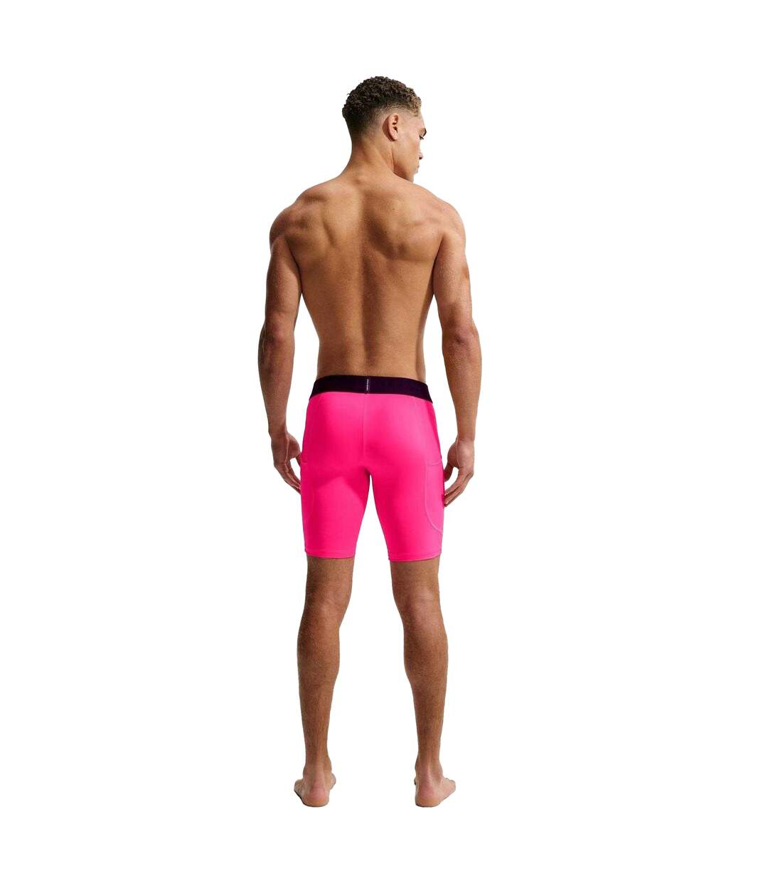 Mens Pro Compression Shorts Hyper Pink Black Nike-3