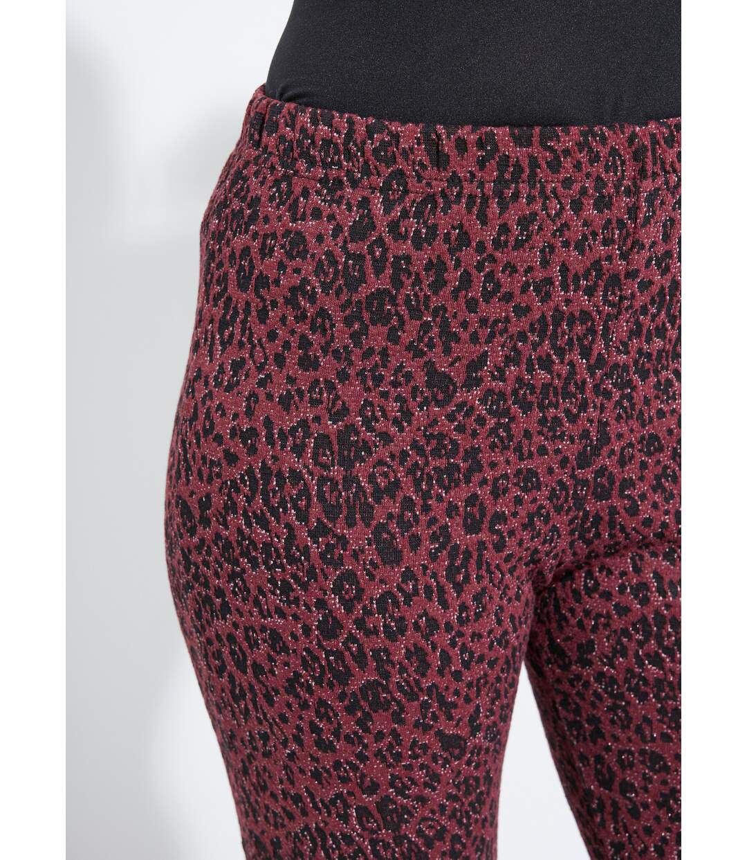 Legging imprimé léopard taille élastiquée-3