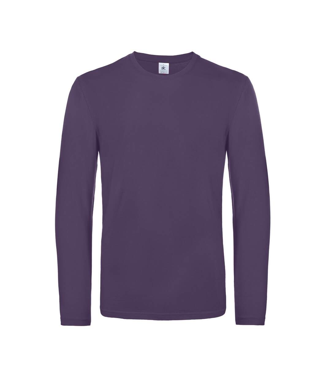 T-shirt Manches Longues #e190 Homme Violet B&C-1