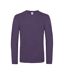 T-shirt Manches Longues #e190 Homme Violet B&C-1