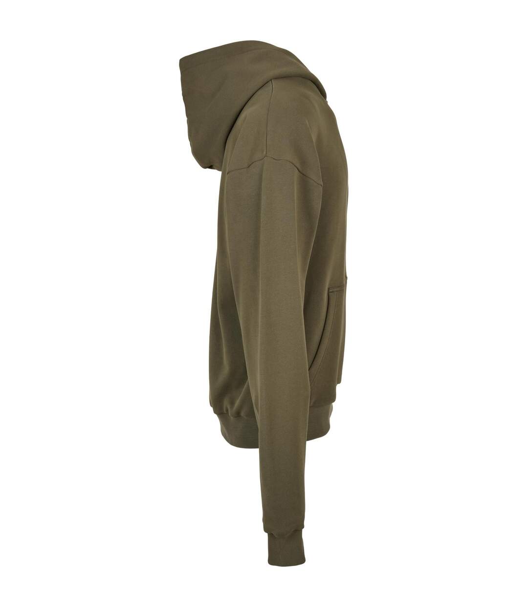 Sweat À Capuche Adulte Olive Build Your Brand-3