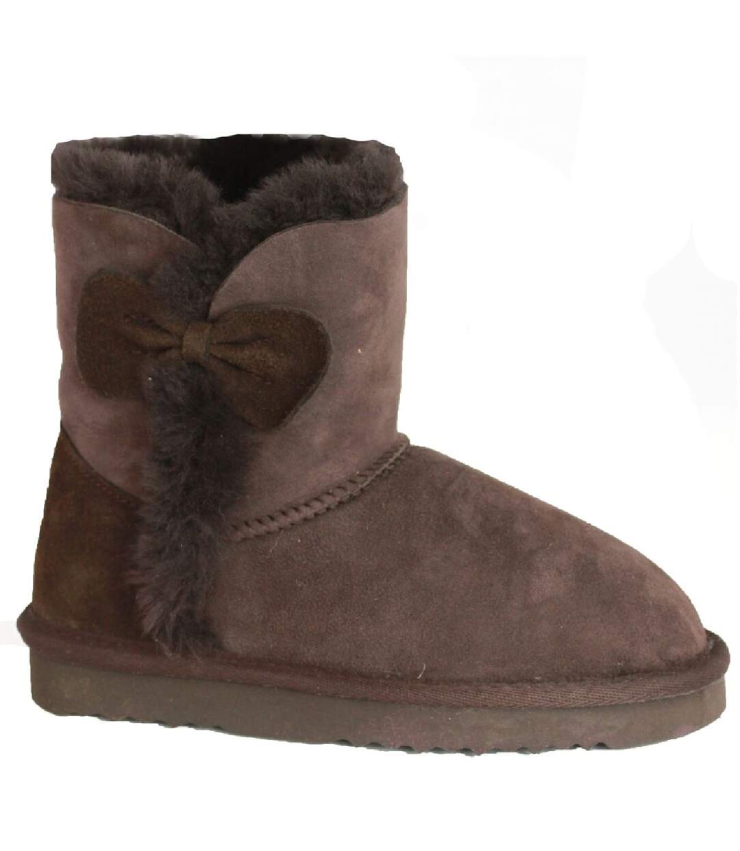 Bottes coco enfants marron foncé Eastern Counties-1