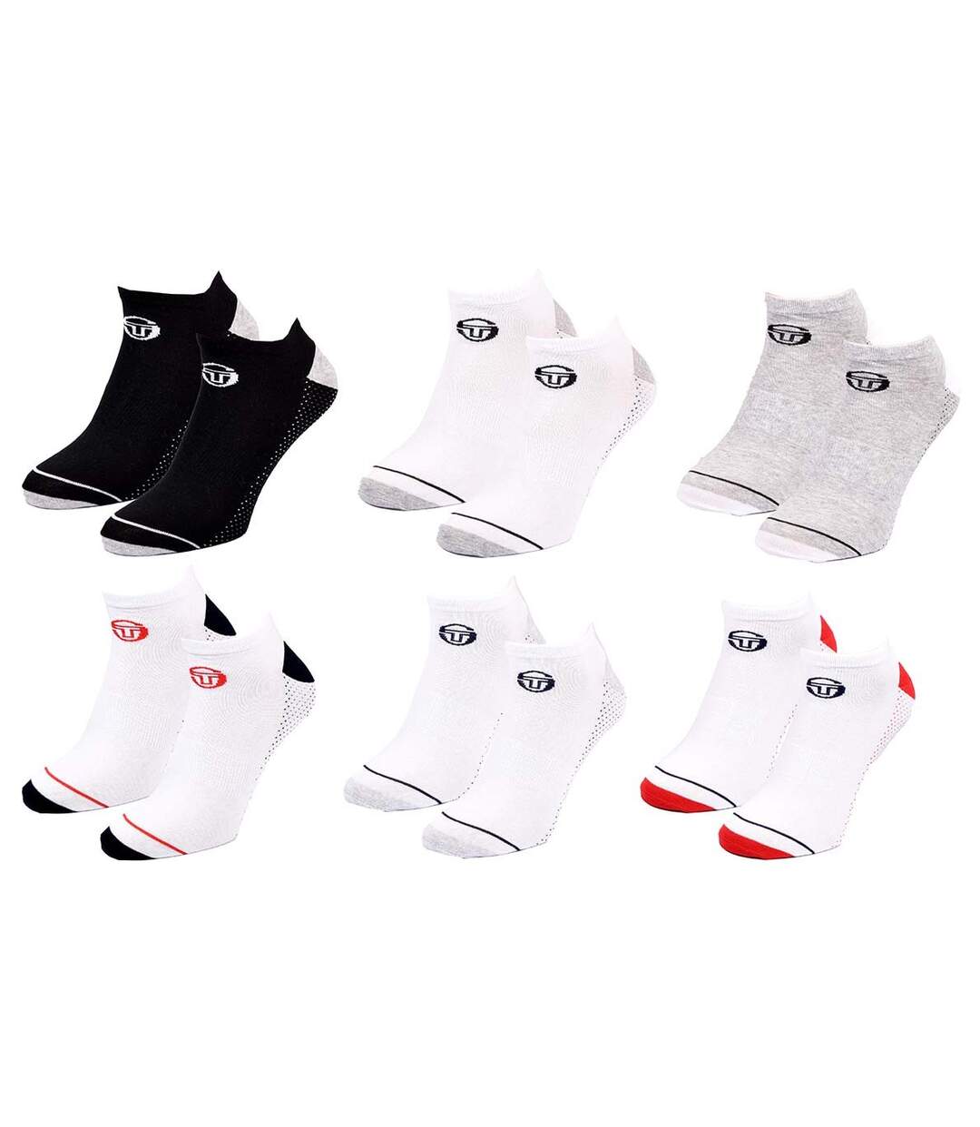 Chaussettes SERGIO TACCHINI SNEAKER 6 Pcs 5147-2