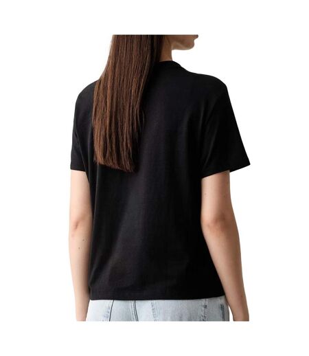 T-Shirt noir femme calvin klein jeans varsity