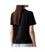 T-Shirt noir femme calvin klein jeans varsity-2