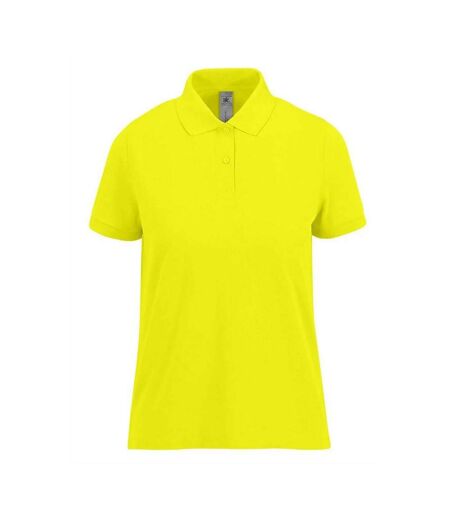 Chemisier My Polo Femme Jaune Fluo Pixel B&C