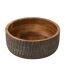 Coupelle Déco en Bois Baso 30cm Naturel & Noir-1