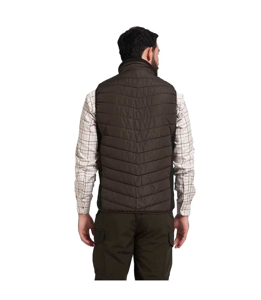 Doudoune Sans Manches Motif/style Matelassé Homme Vert Jack Pyke-3