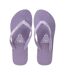 Tongs Motif/style Logo Bava Femme Lavande Aquawave-4