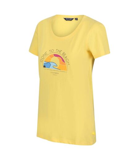 T-shirt filandra femme jaune vif Regatta