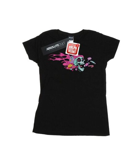 Disney T-shirt en coton Womens/Ladies Wreck It Ralph Candy Skull (Noir) - UTBI44941