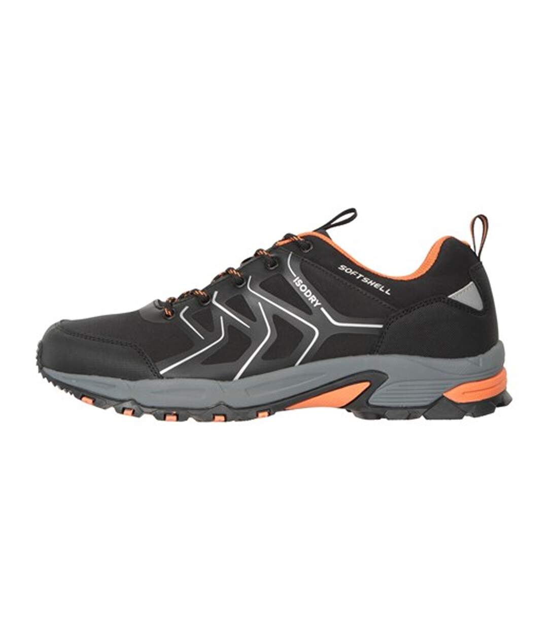 Mens Shadow Softshell Waterproof Walking Shoes Black Mountain Warehouse-3