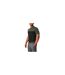 Mens Colour Block Golf Polo Shirt Olive Grey Black Calvin Klein-1