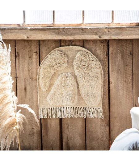 Déco Murale en Laine Jakobso 62cm Naturel