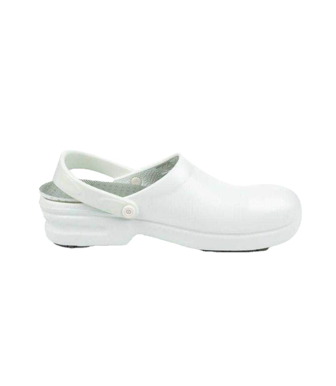 Sabots Motif/style Uni Adulte Blanc Safeway-1