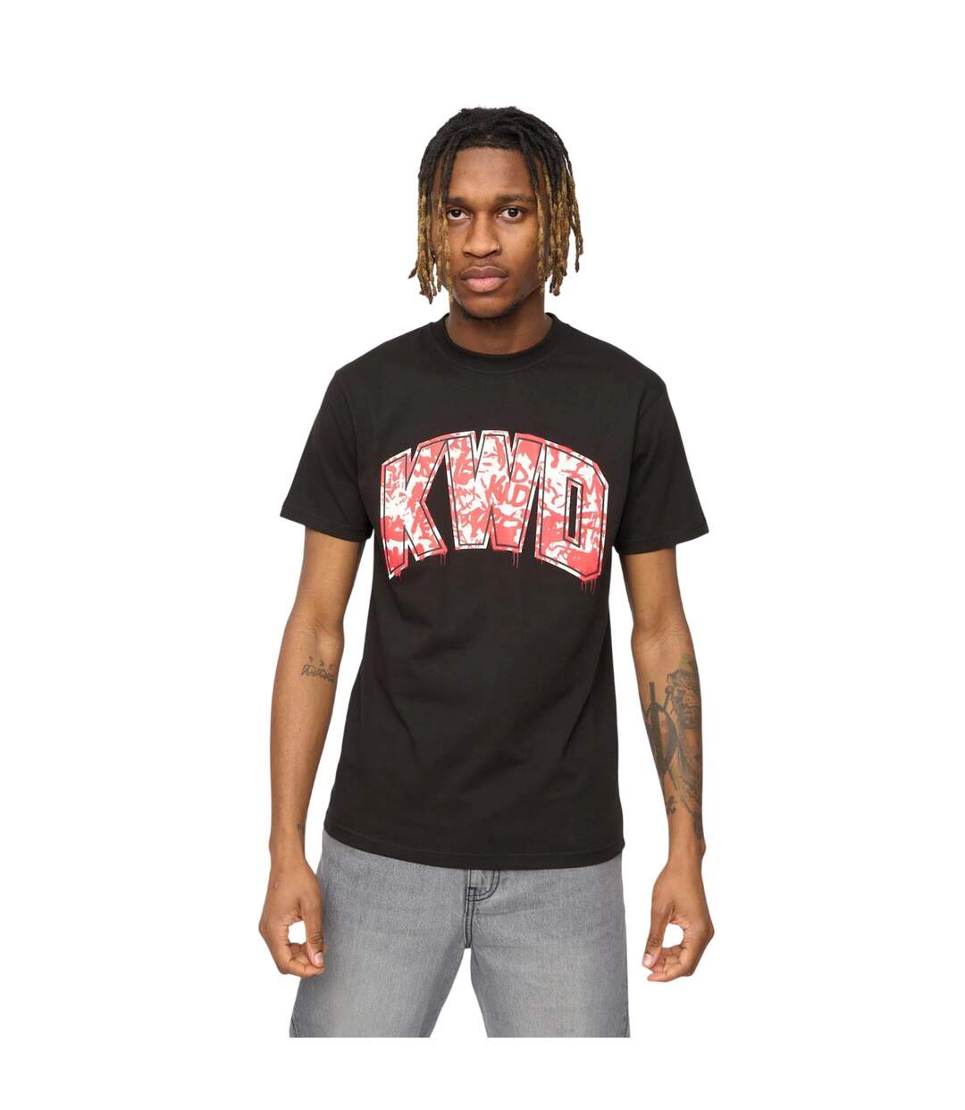 T-shirt Scribs Homme Noir Kings Will Dream-2