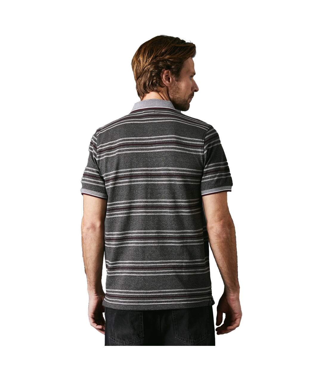 Polo memphis homme gris Maine-2