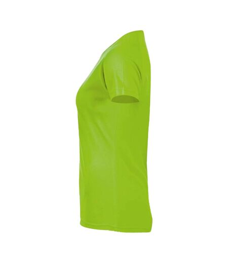 T-shirt Sporty Femme Vert Néon SOLS