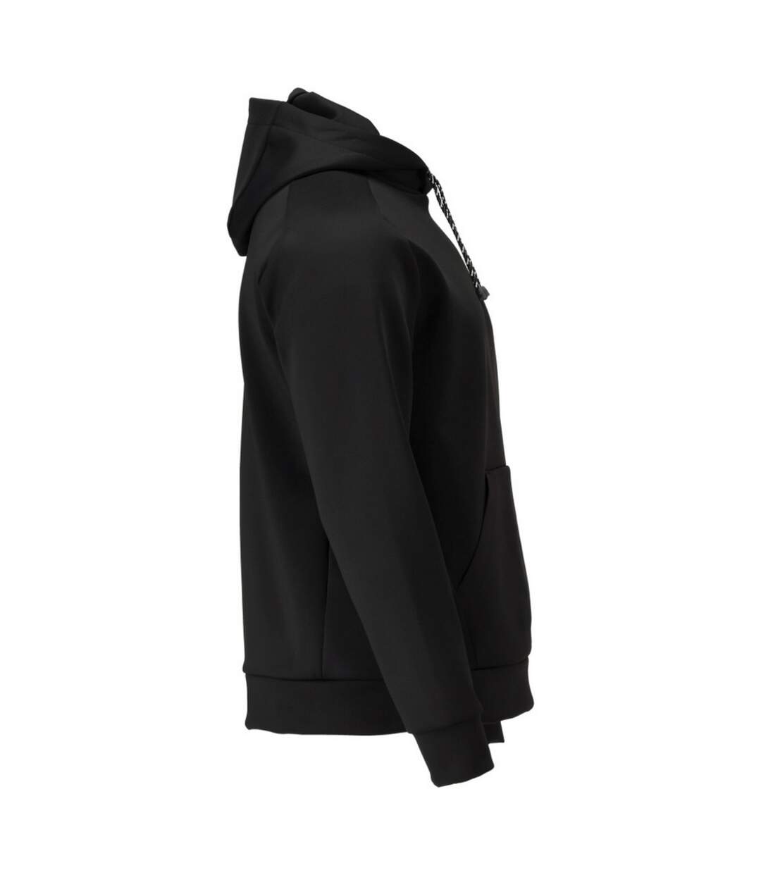 Sweat À Capuche Motif/style Uni Customised Homme Noir Mascot-3