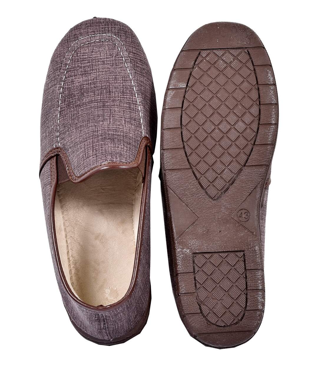 CHARENTAISE Homme Pantoufle PREMIUM 975 ARIZONA MARRON