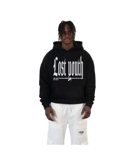 Mens Classic V.4 Hoodie Black Lost Youth