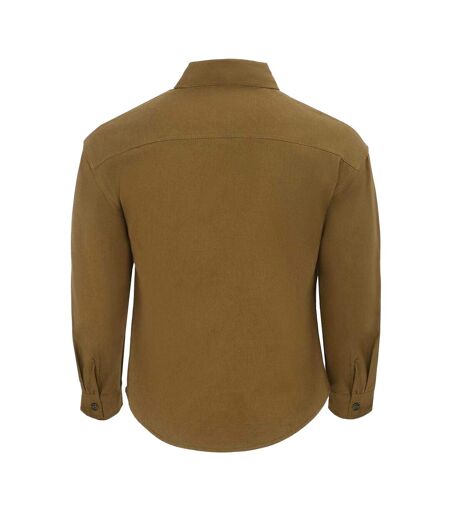 Chemise Manches Longues Motif/style Logo Homme Vert Kaki Firetrap