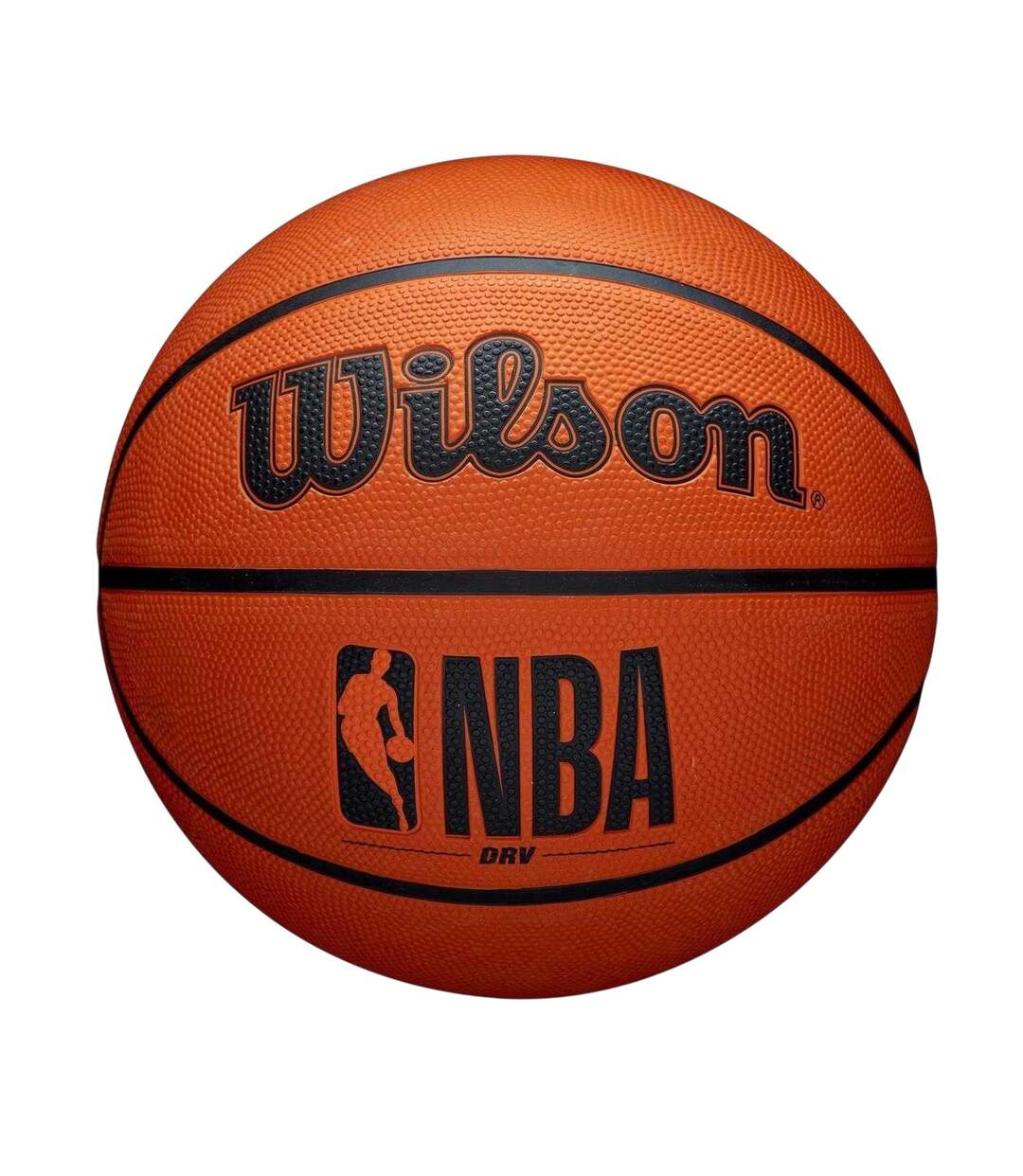 Nba Drv Logo Basketball 7 Brown White Wilson-1