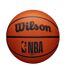 Nba Drv Logo Basketball 7 Brown White Wilson-1