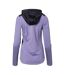 Veste À Capuche Veris Femme Violet Clair Noir IQ-2