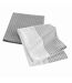 Lot de 2 Torchons Déjeuner 50x70cm Gris-1