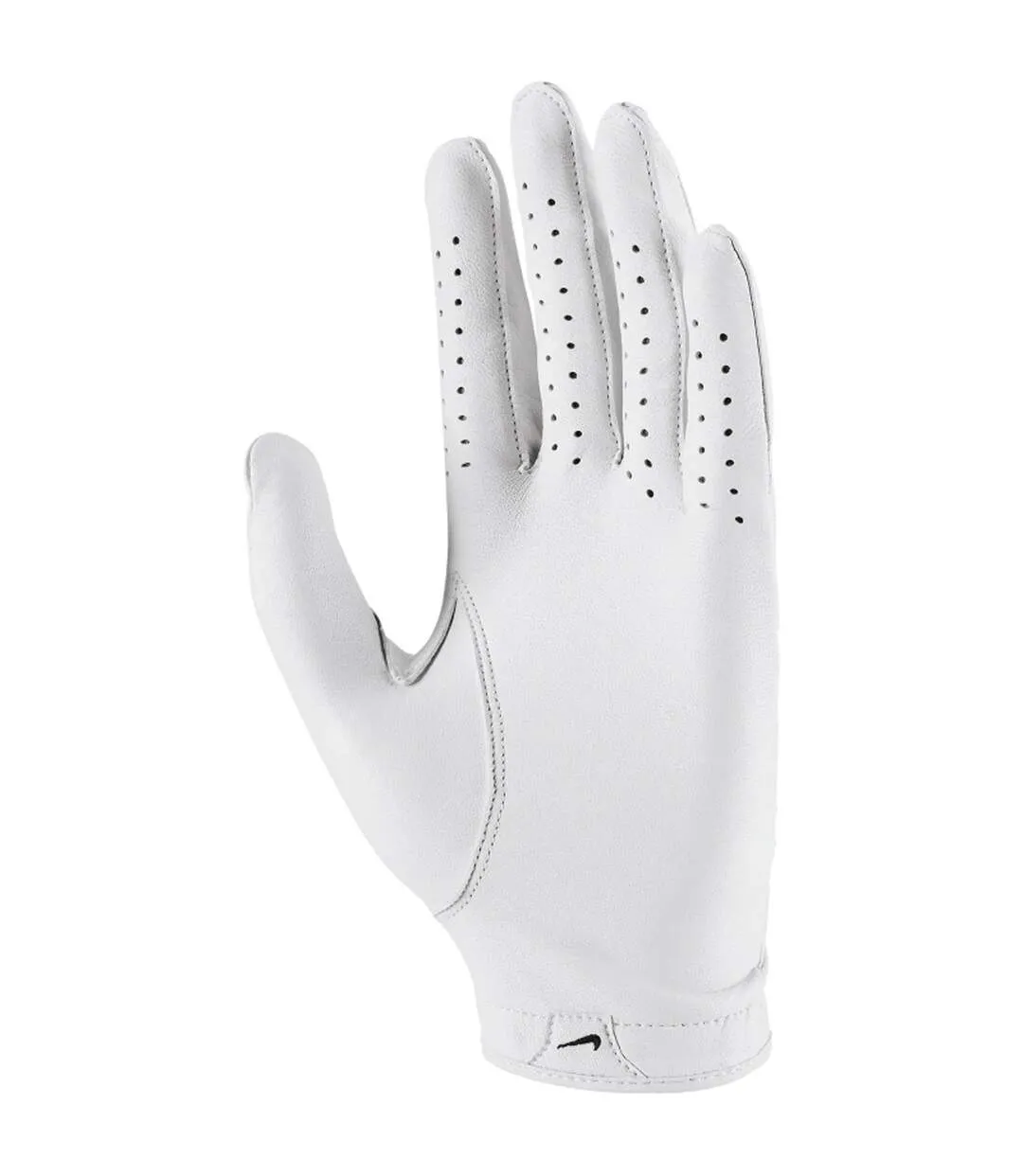 Mens Tour Classic Iv Leather Golf Glove Grey-white Nike-2