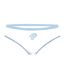 Lot de 3 slips femme  en coton uni et imprimé ceinture fine 2cm Pck1 Pierre Cardin-4
