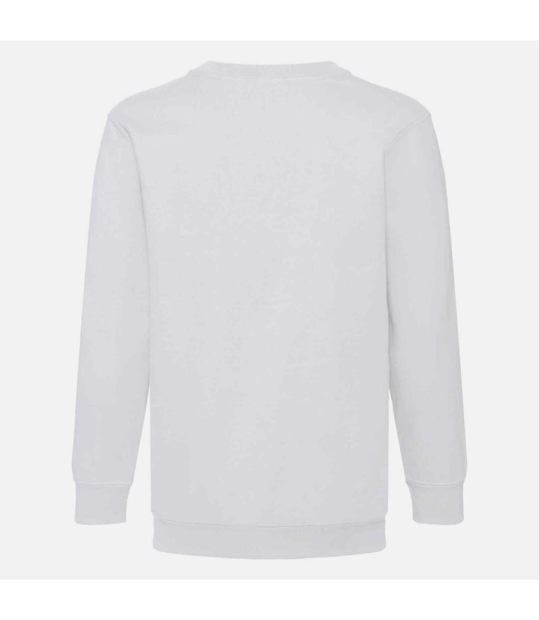 Sweat classic homme blanc Fruit of the Loom-2